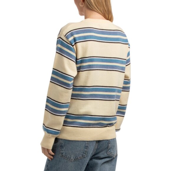 SUNDAY EDITION Striped Pull Over Sweater - Picture 2 of 3